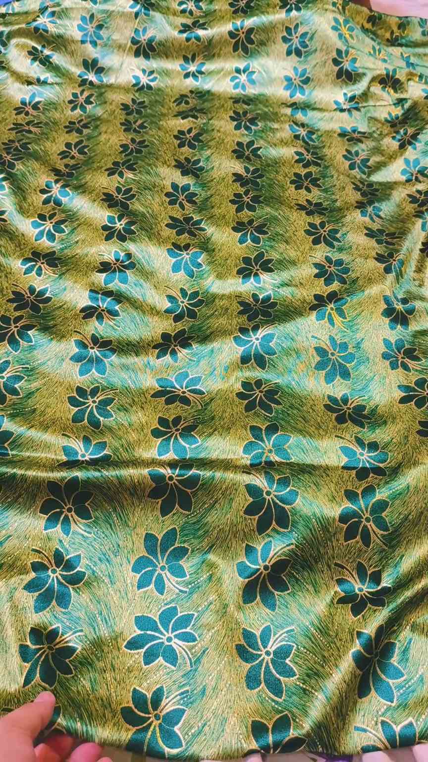 🥳 Sale Sale M-4780  Impprted Digital Korean Embossed Giliter (Makhmal Velvet) Same print Shirt & Truzer 2pc