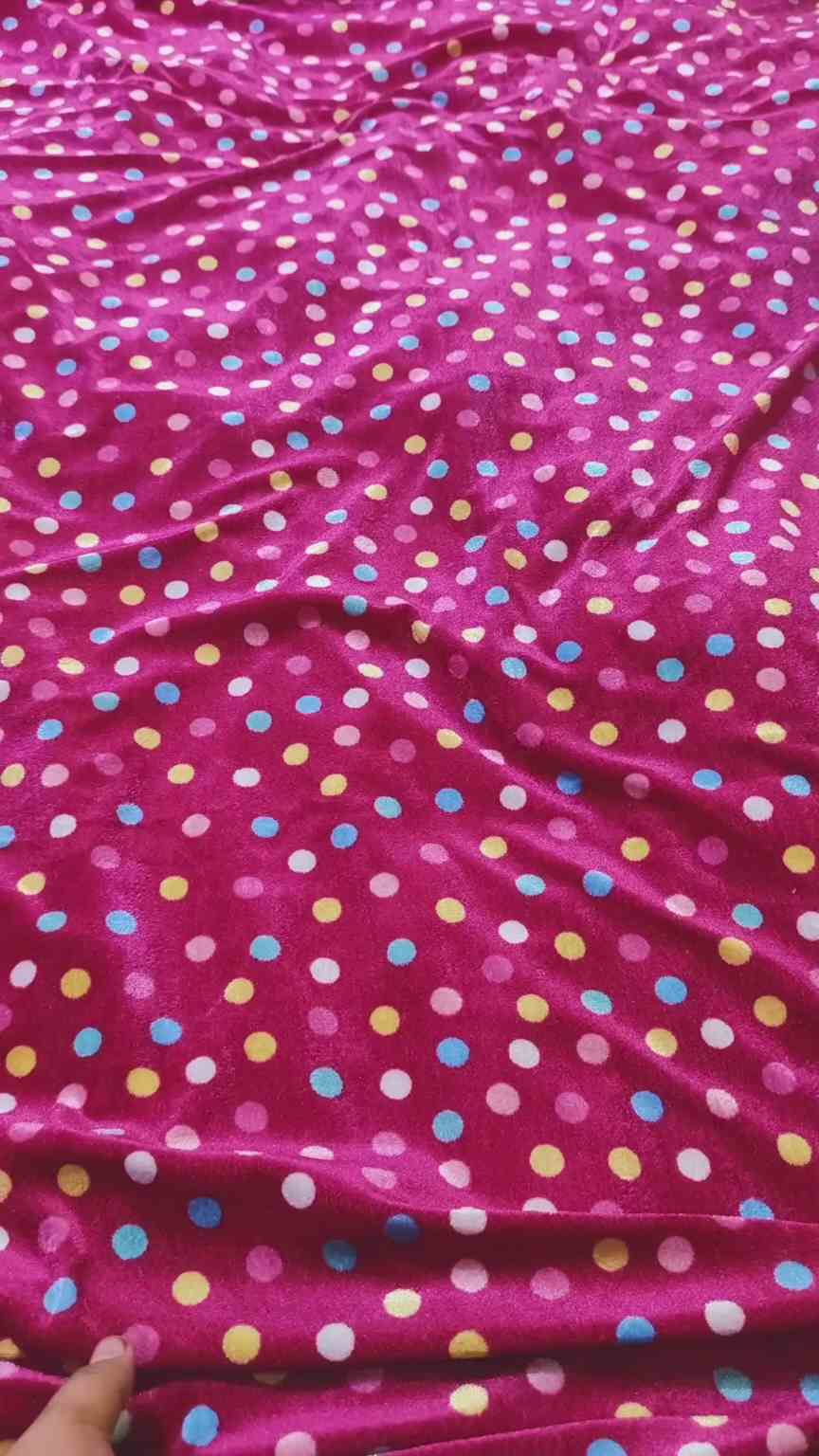 🥳 Sale Sale M-4830  Imported Digital Korean Velvet Same Print Shirt & Truzer 2pc