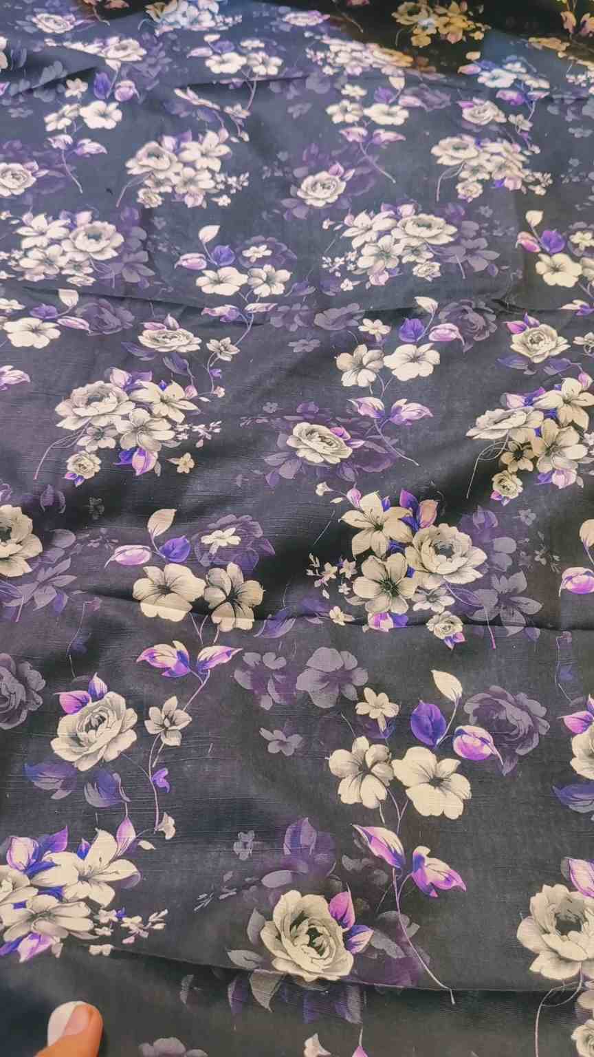 M-4821   Imported Digital Dorria Soft Khaddar Same print Shirt & Truzer 2pc -