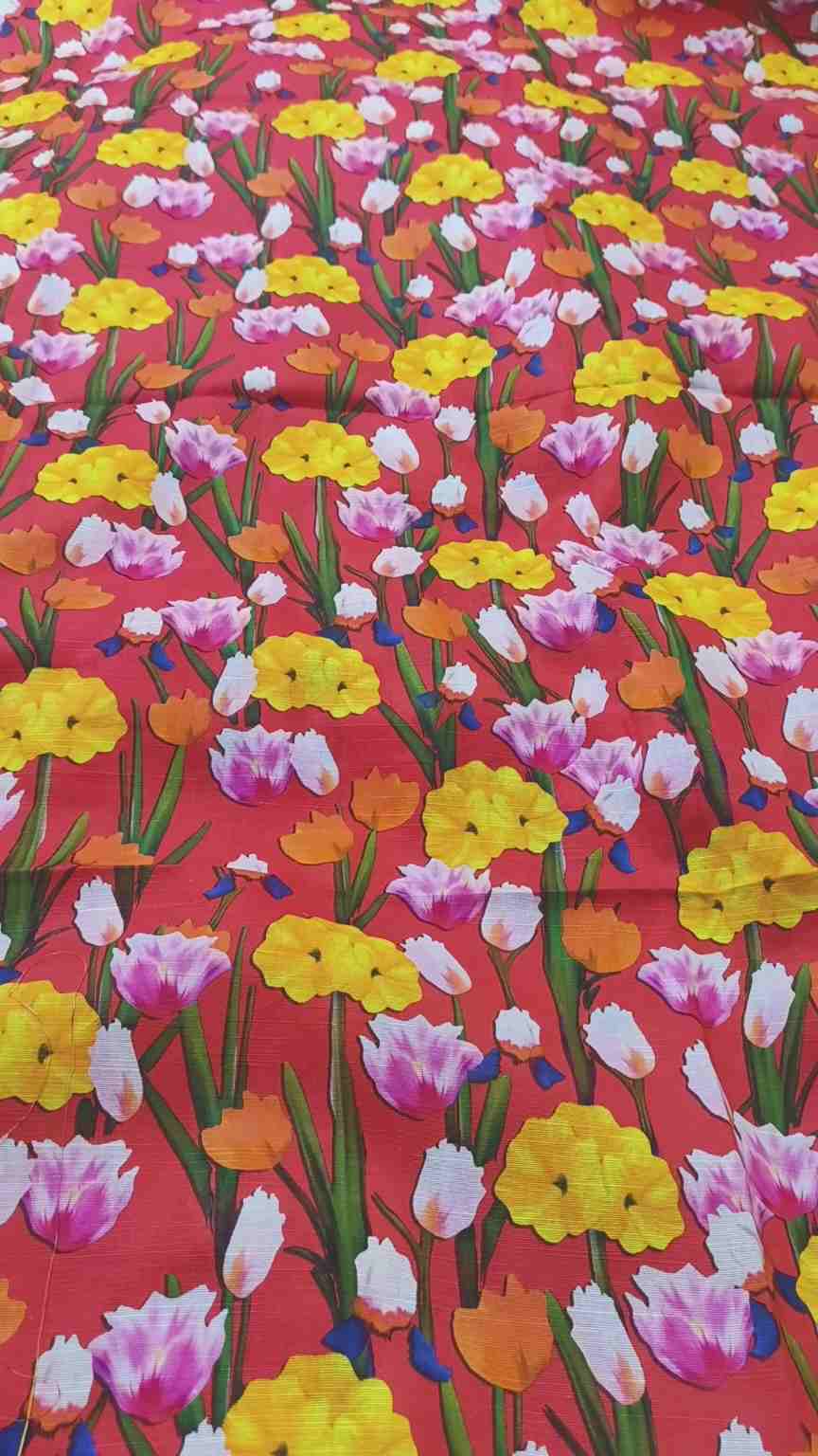 M-4819   Imported Digital Dorria Soft Khaddar Same print Shirt & Truzer 2pc -