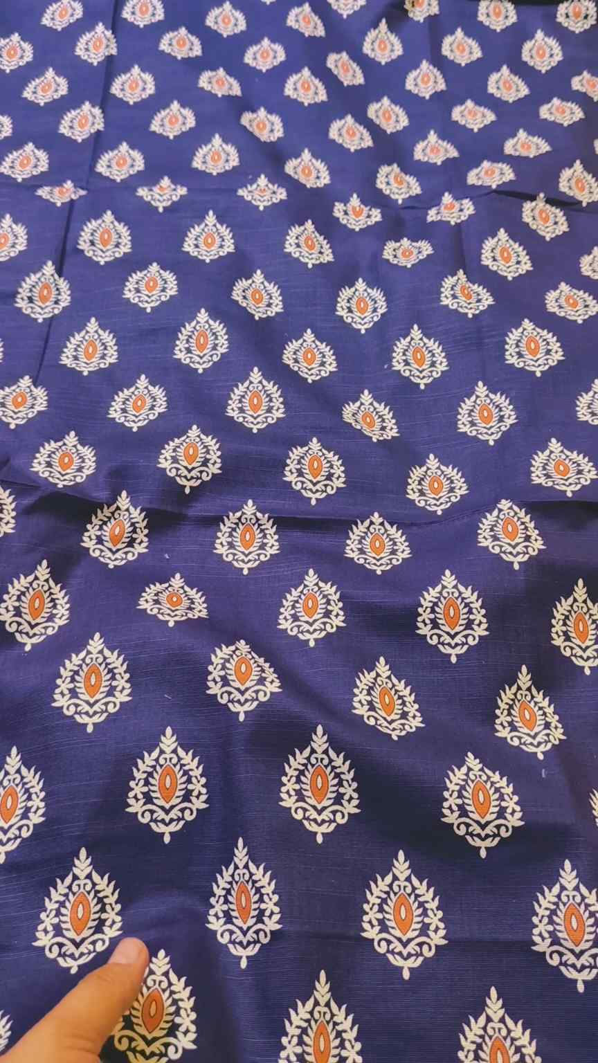 M-5035  Imported Digital Dorria Soft Khaddar Same print Shirt & Truzer 2pc