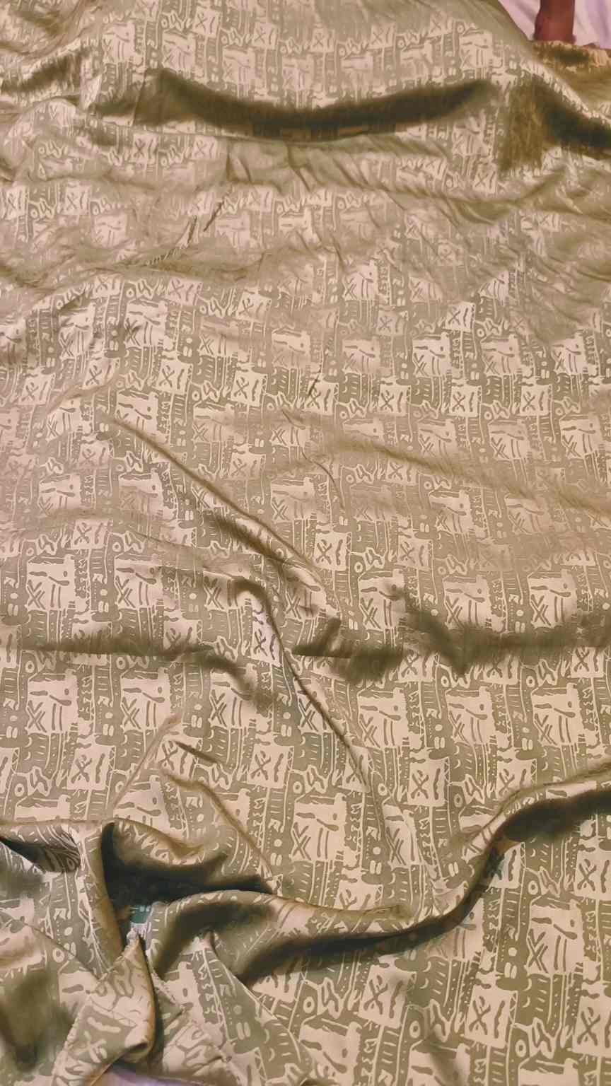 🥳Big Sale M-1077  Rs.1650 Imported Winter 3-D viscose Broshia China Patti Same print Shirt & Trouser 2pc