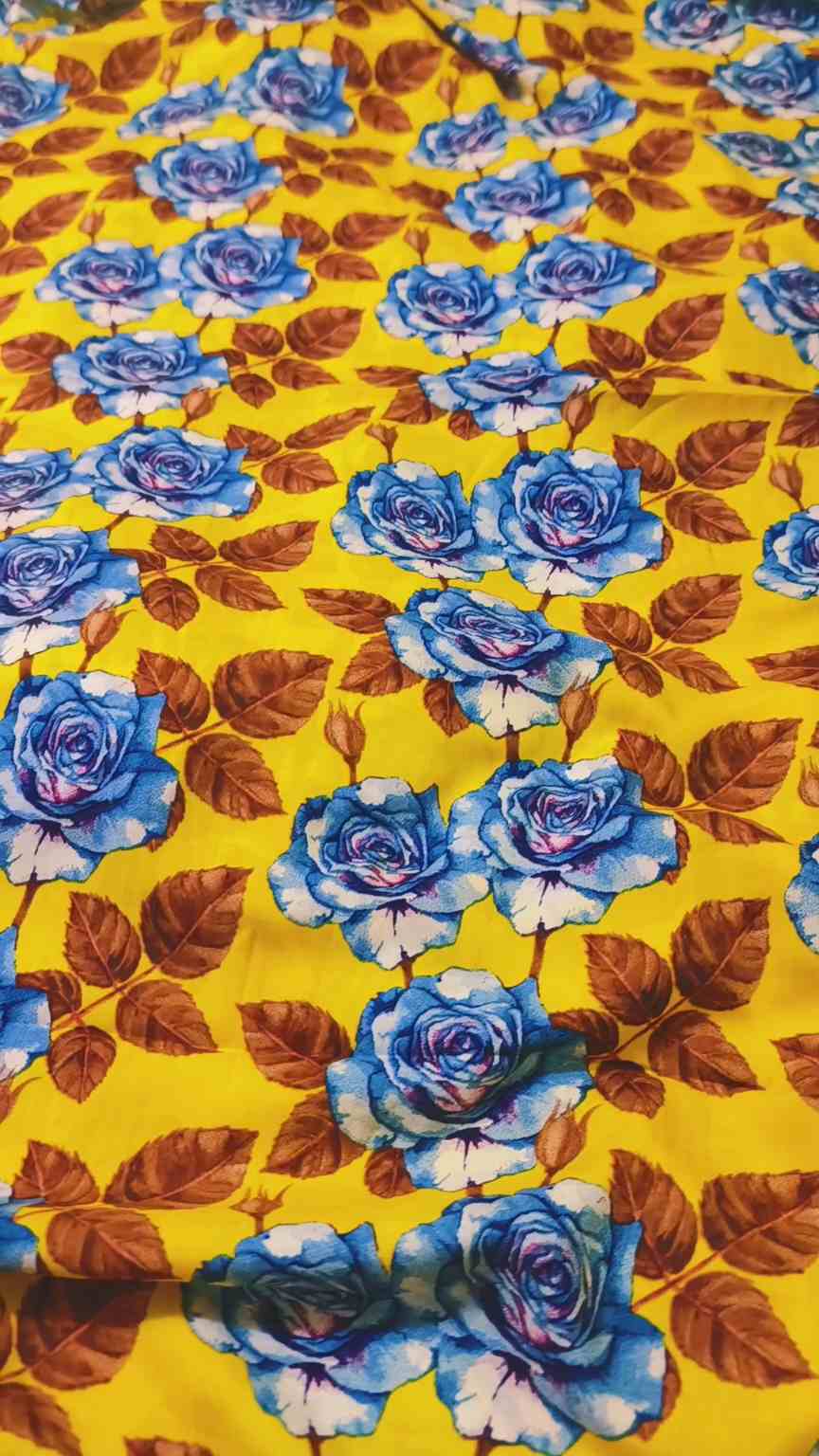 🥳 Sale Sale M-1447 Rs.1490 Imported Digital Stone Lelin Same Print Shirt & Truzer 2pc