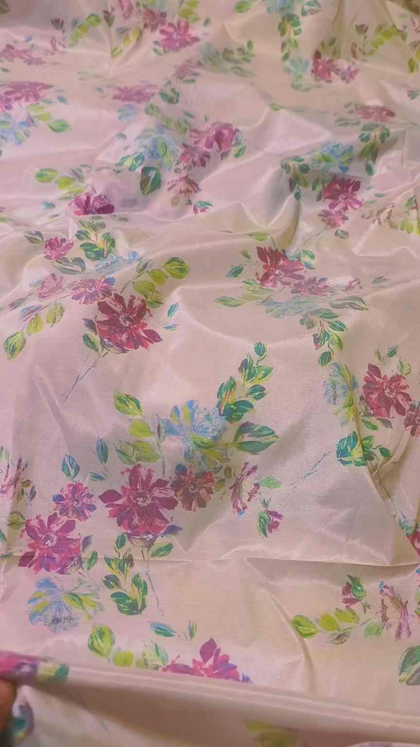 😱 Sale Sale M-1189 Rs.1190 Imported Most Luxurious Winter Viscose Silk Same print Shirt & Truzer 2pc