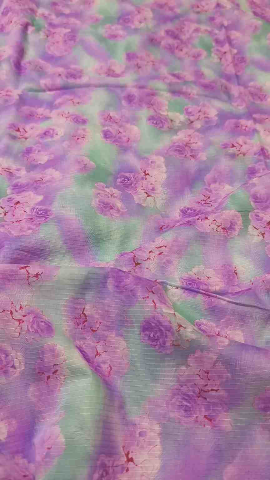 😱 Big Sale M-1177  Rs.1190 Imported Digital Dorria Pure Summer 🏝️ Lawn Same Print Shirt & Truzer 2pc