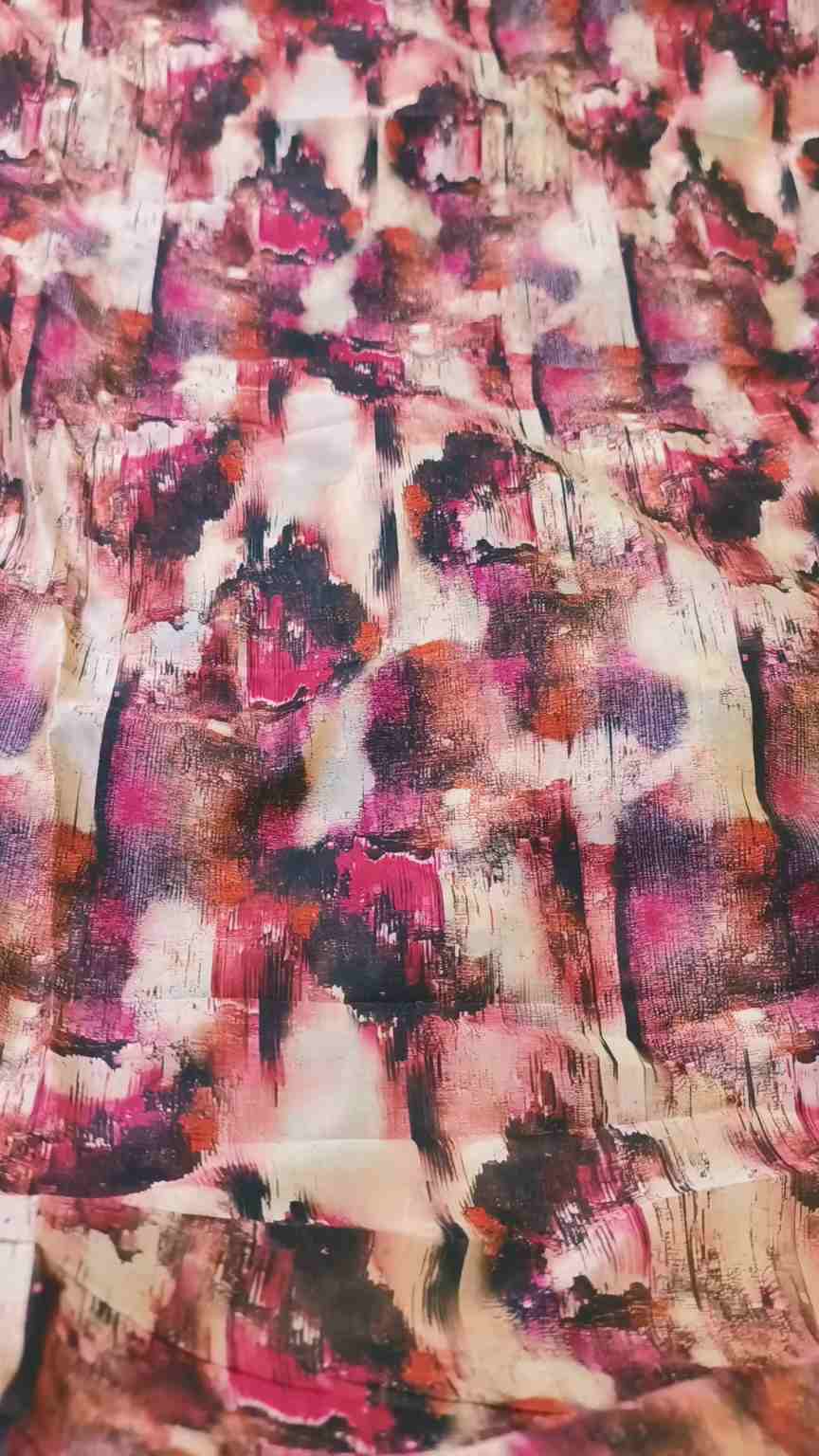 🥳 Sale Sale M-1034  Rs.1390 Imported Winter Most Luxurious Paper Silk Same print Shirt & Truzer 2pc