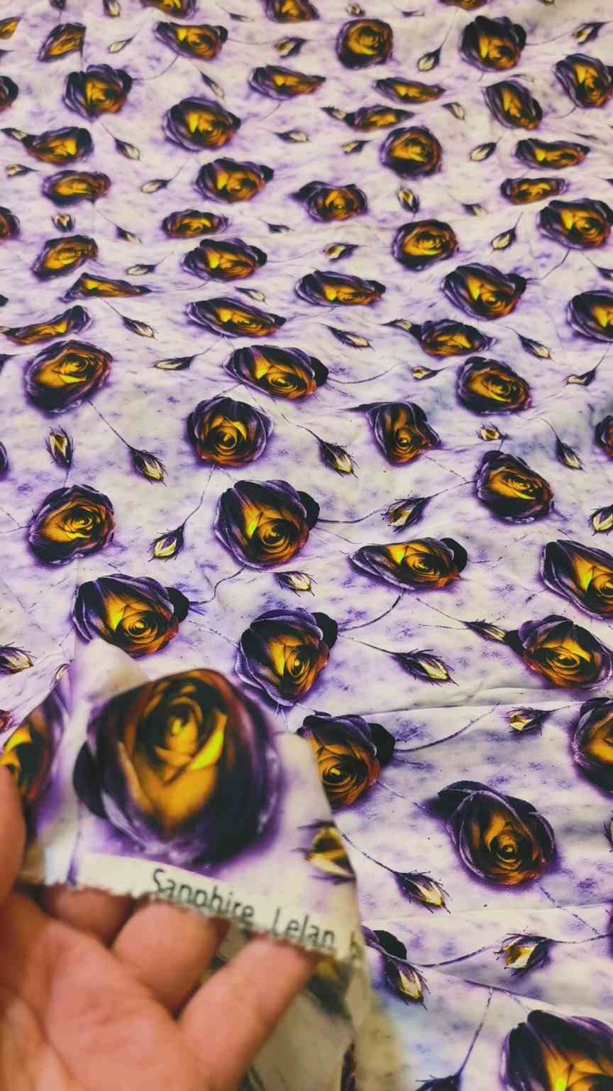 🥳 Big Discount M-1089  Rs.1490 Branded High Quality Sapphire Lelin Same print Shirt & Truzer 2pc