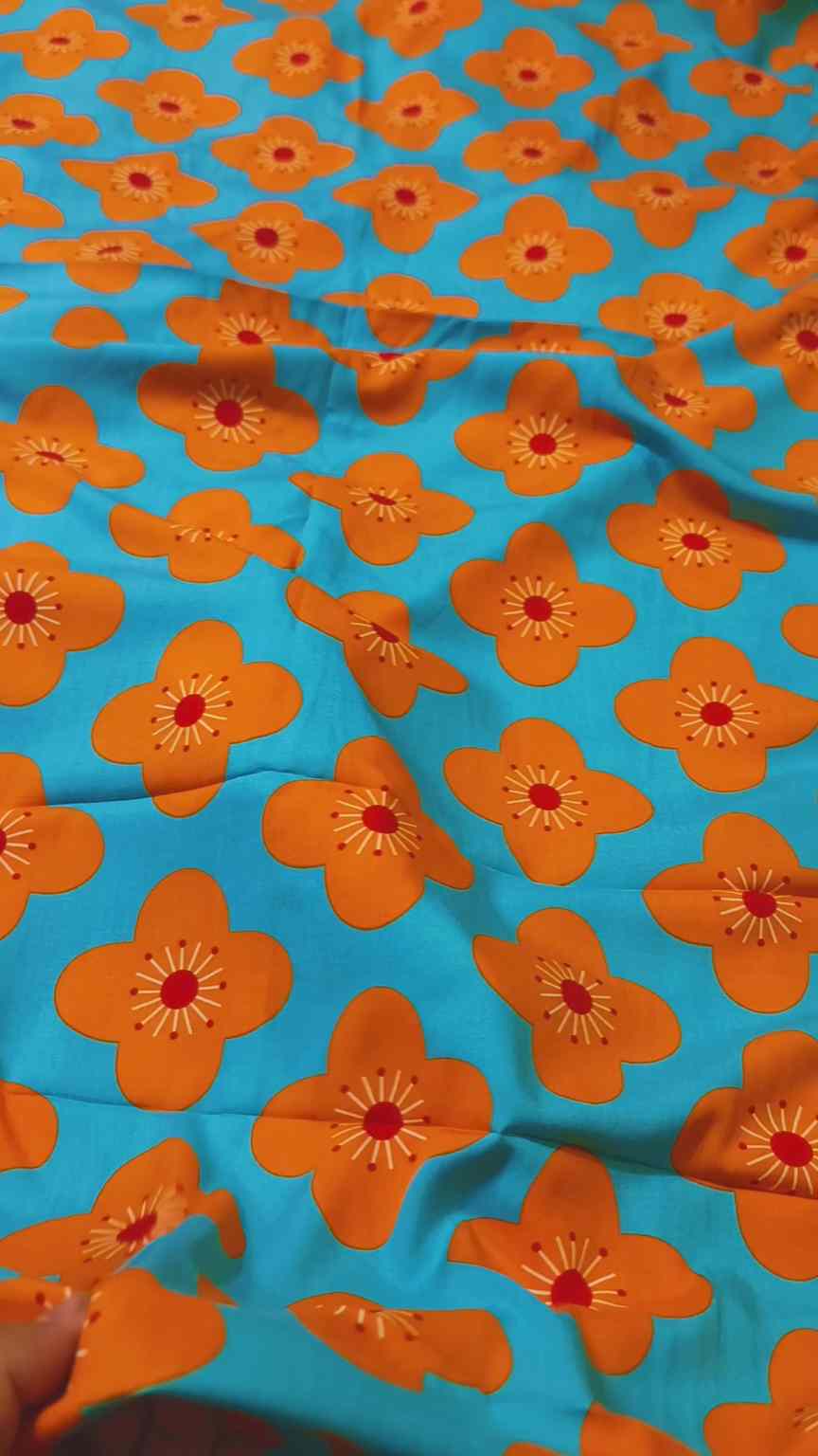 🥳 Sale Sale M-1230 Rs.1490 Imported Digital Stone Lelin Same print Shirt & Truzer 2pc