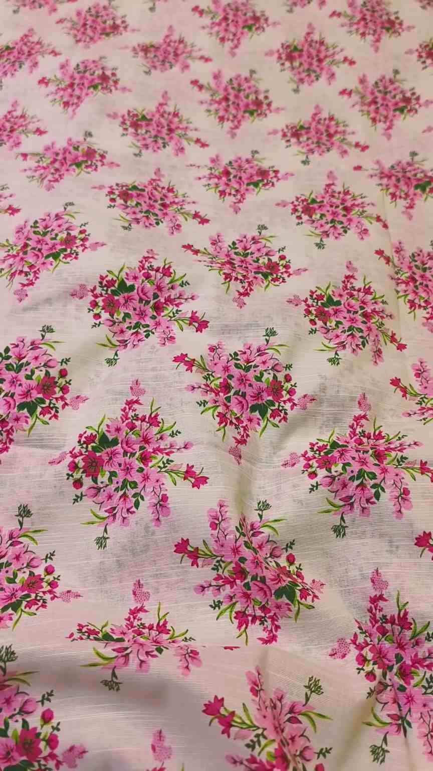 🥳 Sale Sale M-1380  Rs.1450 Imported Digital Dorria Soft Khadder Same print Shirt & Truzer 2pc