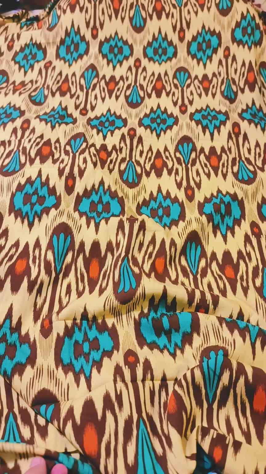 🥳 Sale Sale M-1227  Rs.1490 Imported Digital Stone Lelin Same print Shirt & Truzer 2pc
