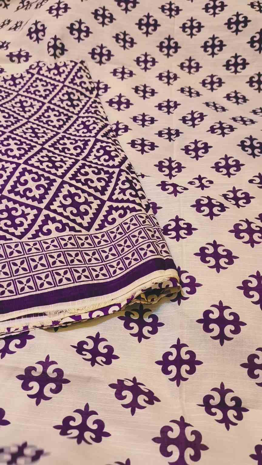🥳 Sale Sale M-1241. Rs.1590 Imported Digital Dorria Soft Khadder Matching Shirt & Truzer 2pc