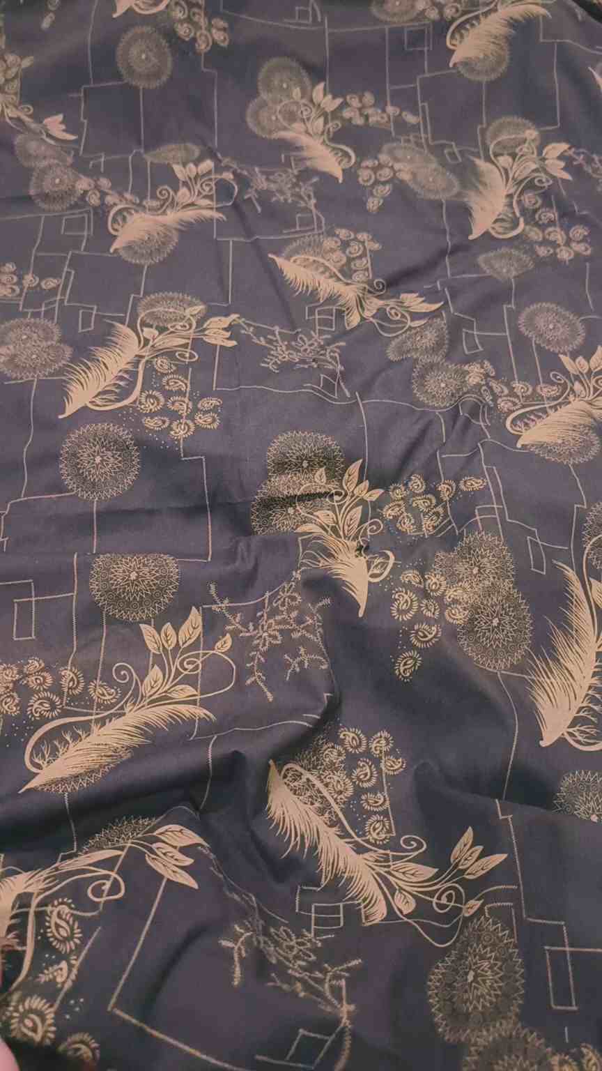 🥳 Sale Sale M-1103  Rs.1250 Imported Digital Winter Viscose Soft Cotton Same print Shirt & Truzer 2pc