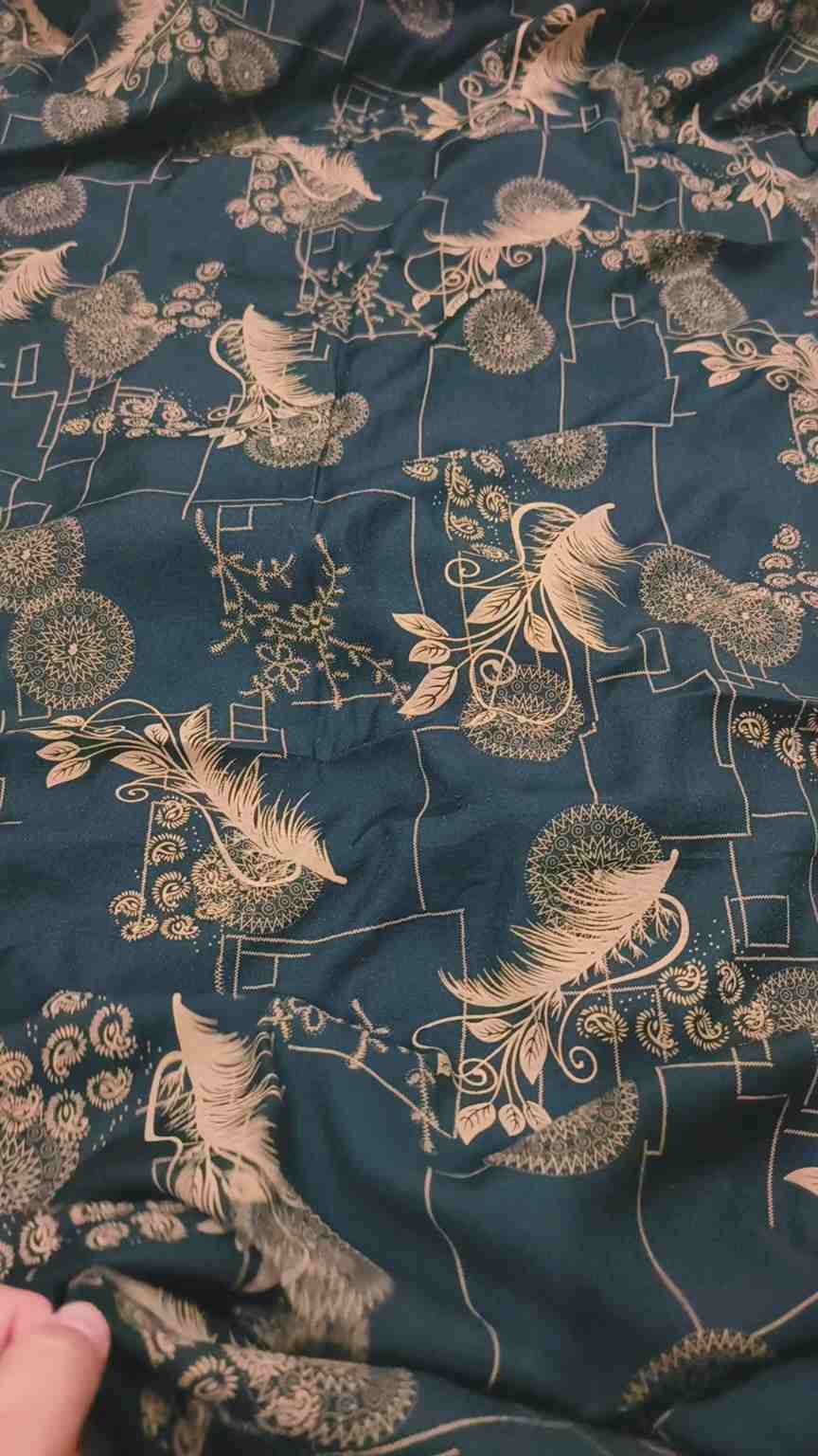 🥳 Sale Sale M-1102. Rs.1250 Imported Digital Winter Viscose Soft Cotton Same print Shirt & Truzer 2pc