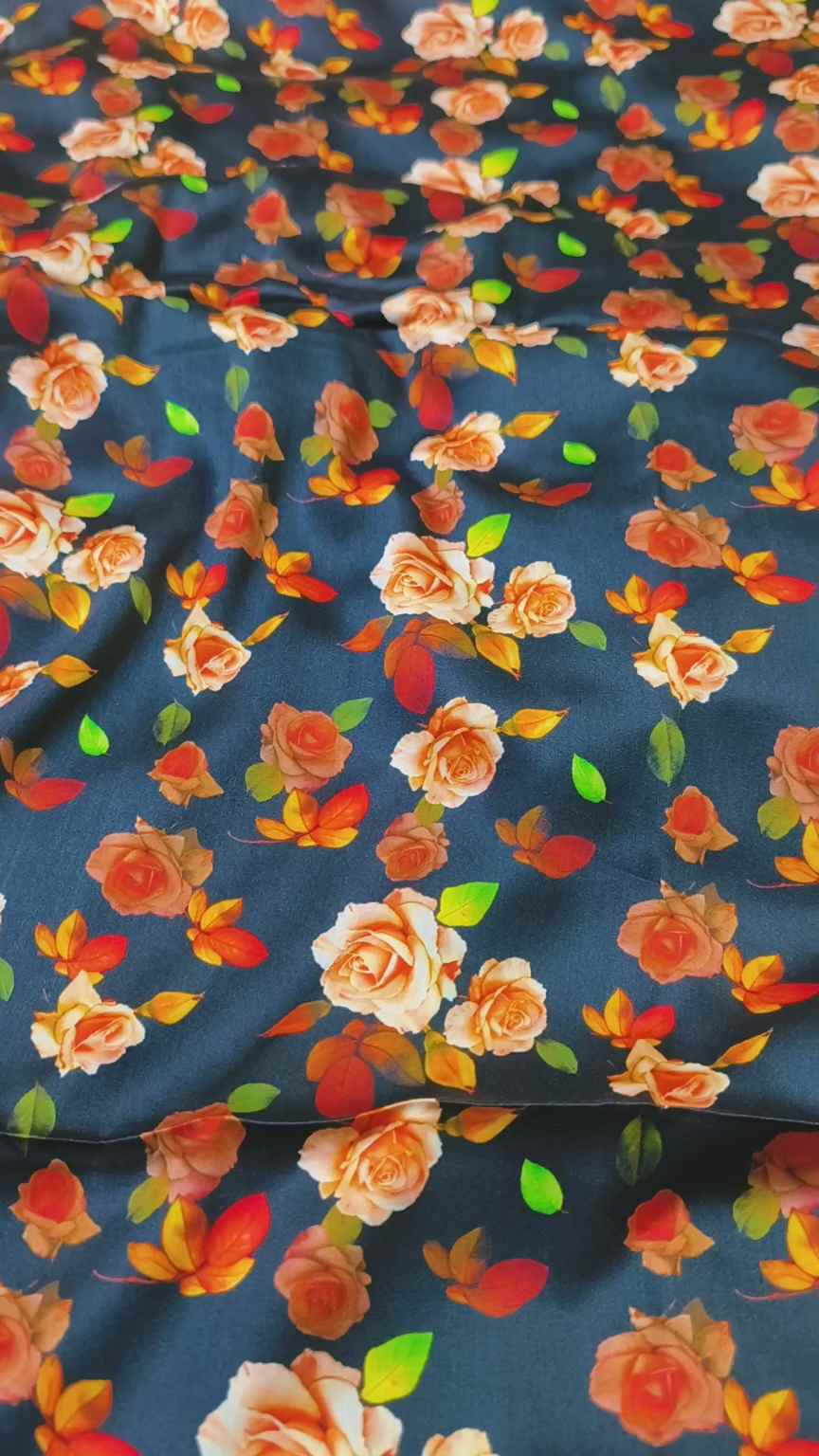 🥳New Arrivals M-1101. Rs 1550 Imported Most Luxurious Kundan Lelin Same print Shirt & Truzer 2pc