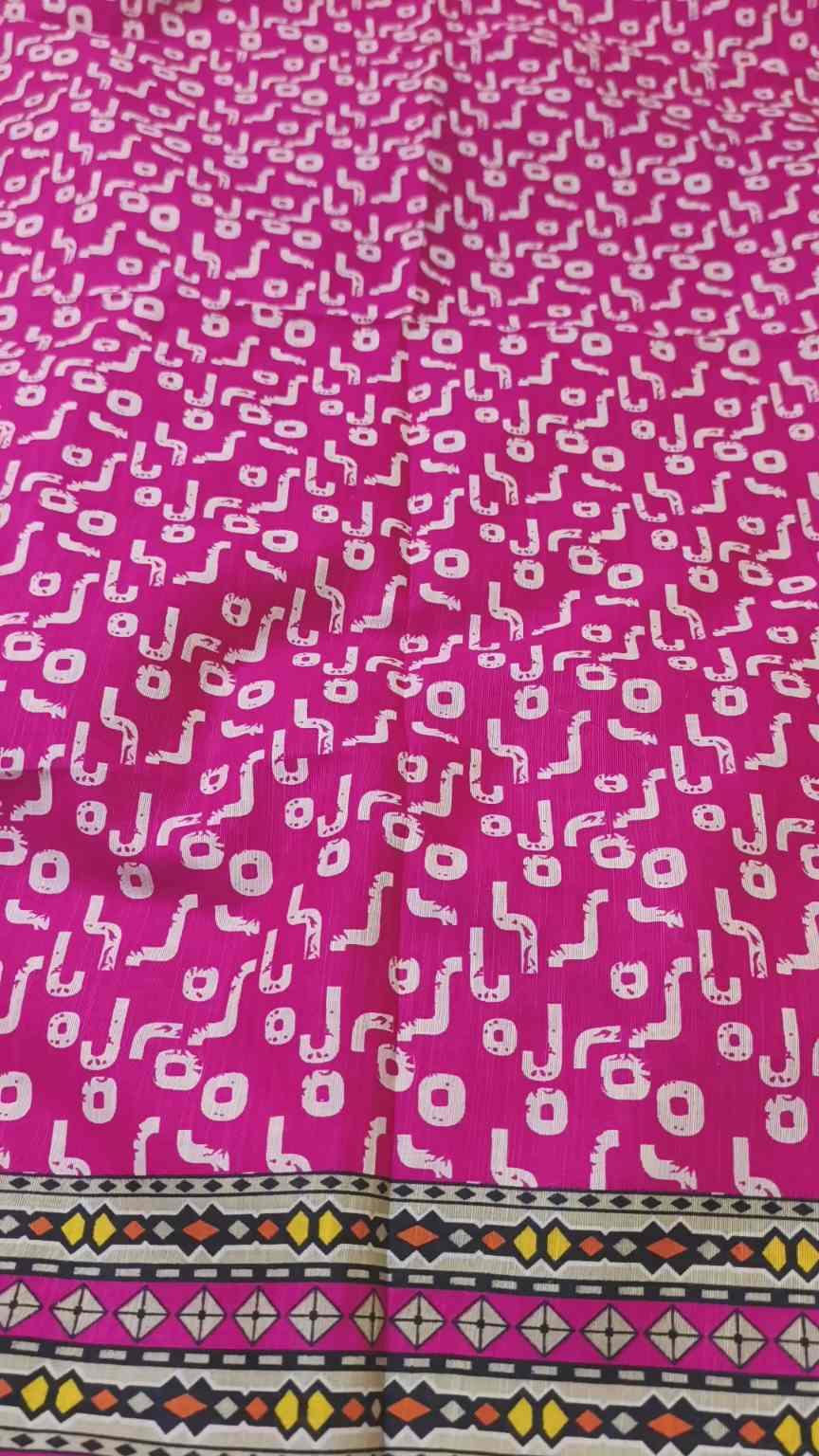 🥳 Big Sale M-1154  Rs.1390 Imported Digital Dorria Soft Khadder Same print Shirt & Truzer 2pc