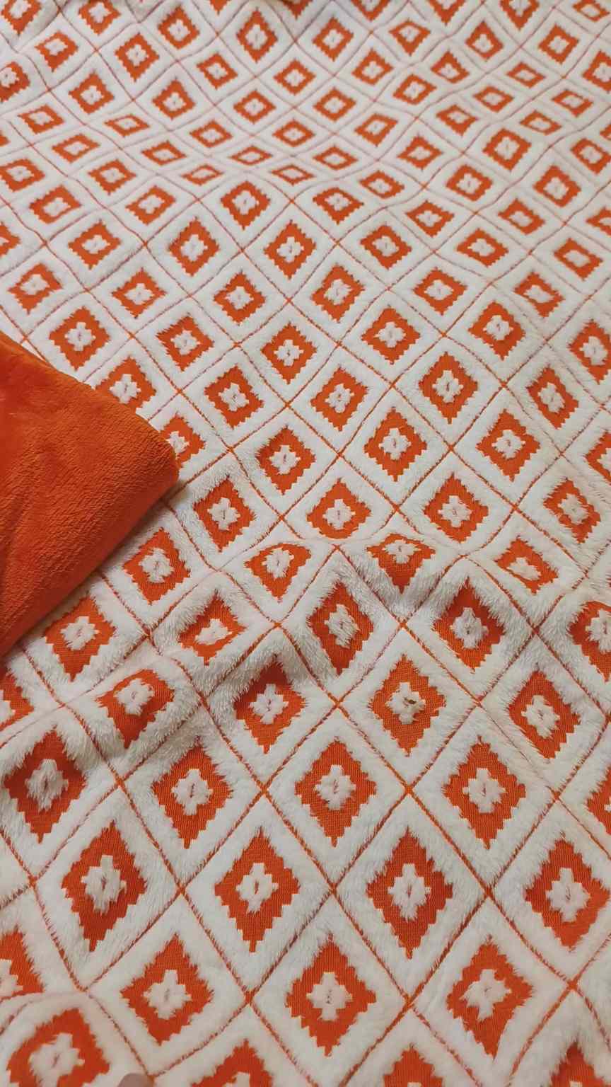 🥳 Sale Sale. M-5105  Imported Double Fleez 3-D velvet Furr Shirt& Truzer 2pc