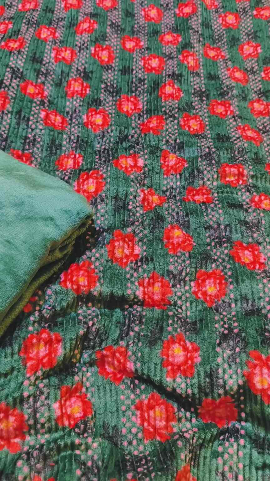 🥳New Arrivals Sale Sale M-5279  Imported (Kotrai Cat- Furt Velvet)  Shirt & Truzer 2pc