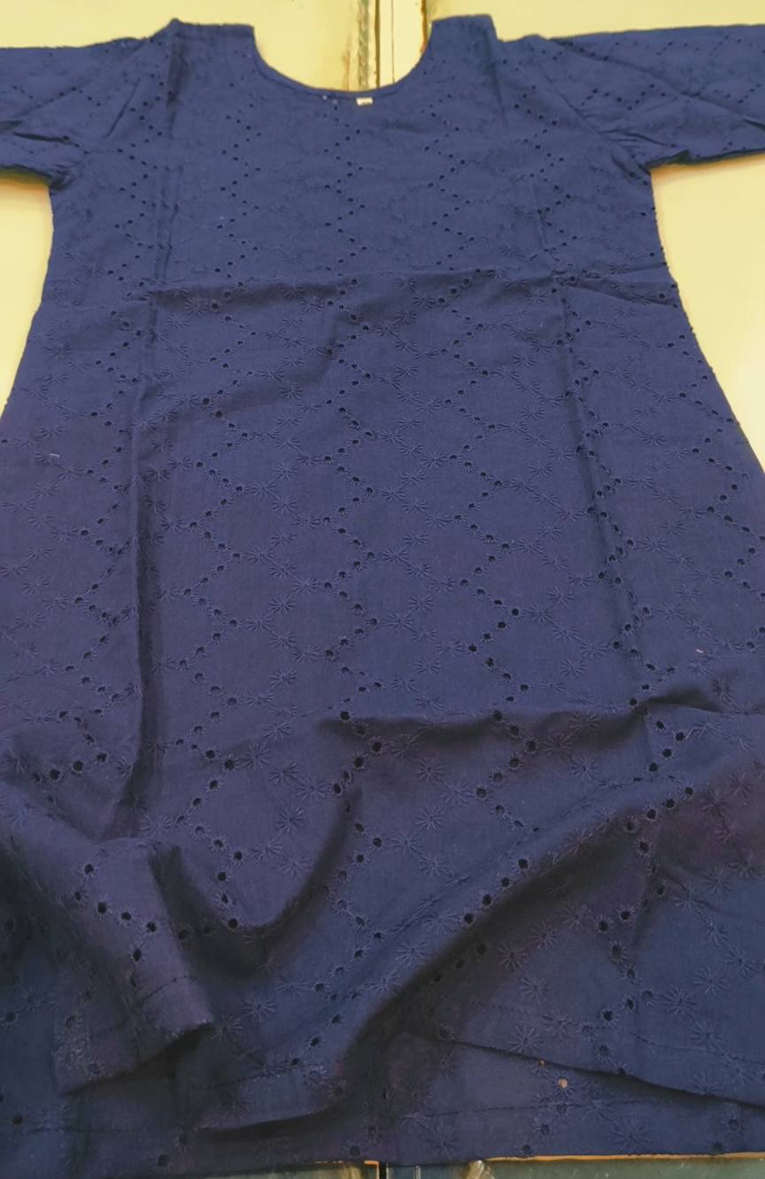 ( Length Size 30) 08 year Girl Size Most Luxurious S-04   Imported Shiffli ChickenKari Embroidery All Season High quality Lawn Stitch Shirt