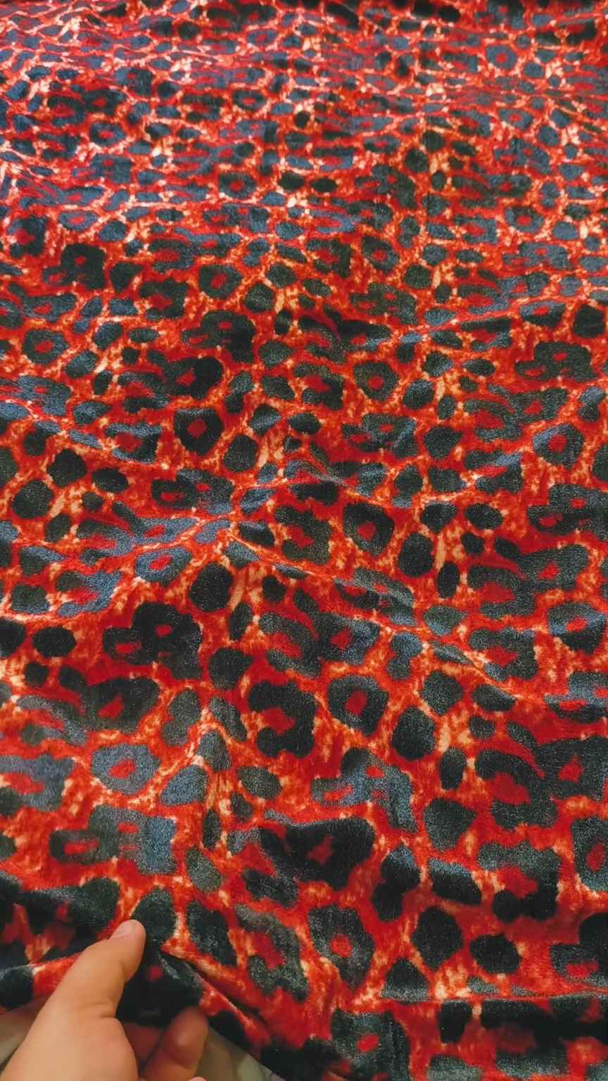 🥳 Sale Sale M-5374  Imported Digital Korean Velvet Same Print Shirt & Truzer 2pc