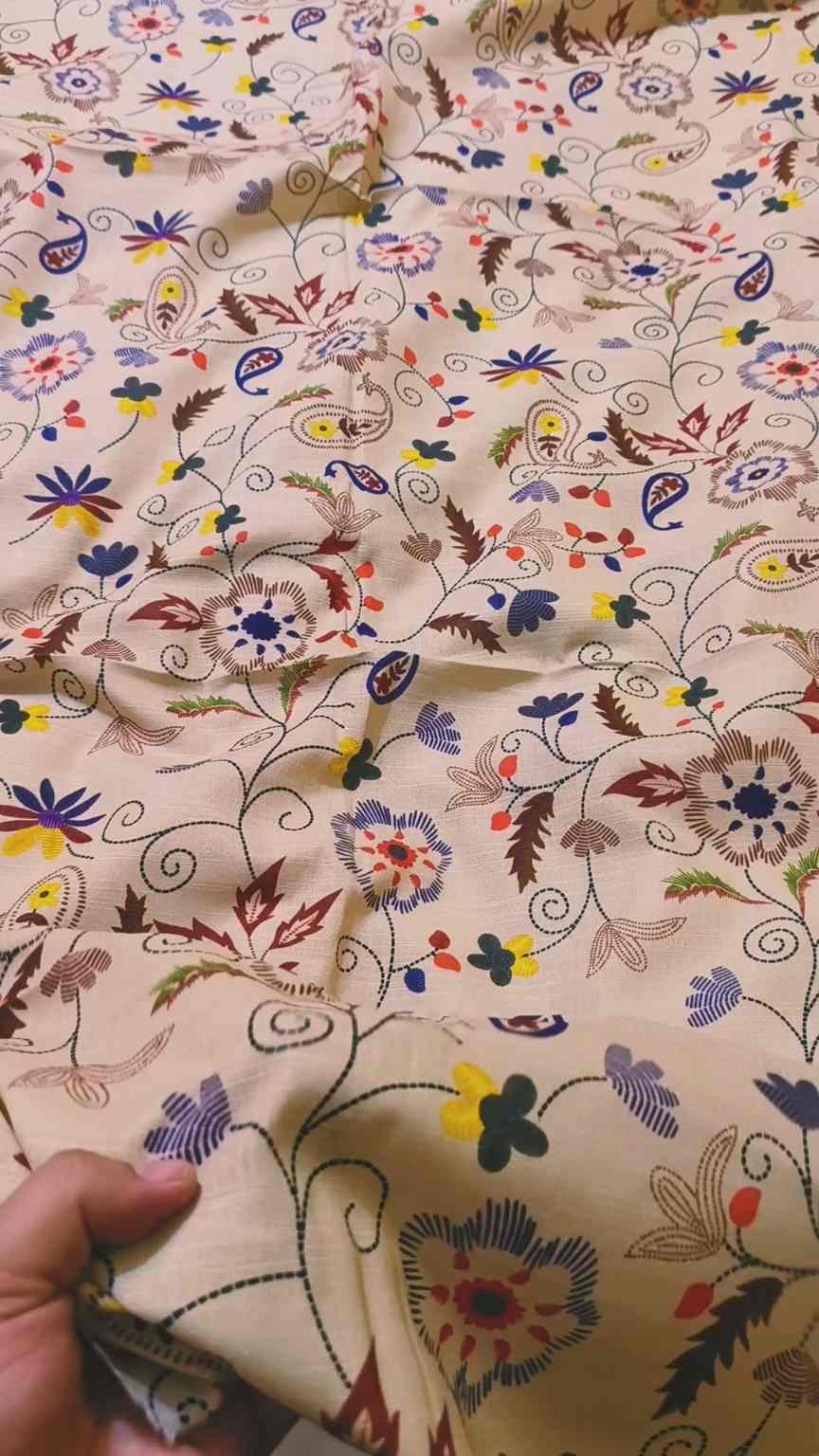 🥳 New Arrivals Sale Sale M-5390  Imported Digital Soft (Dorria Khaddar) Same print Shirt & Truzer 2pc