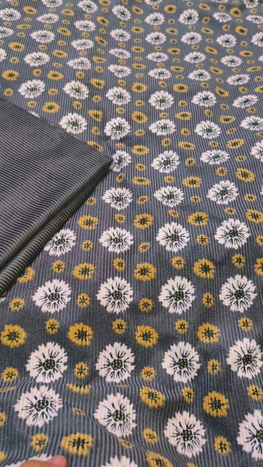 🥳 Sale Sale M-5474 Imported Kotrai Luxury Velvet Furr Shirt & Truzer 2pc