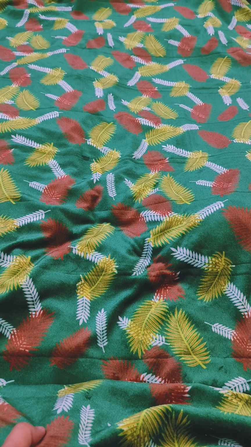 🤲 Sale Sale M-5469  Imported High quality Irish Velvet Furr Same print shirt & Truzer 2pc