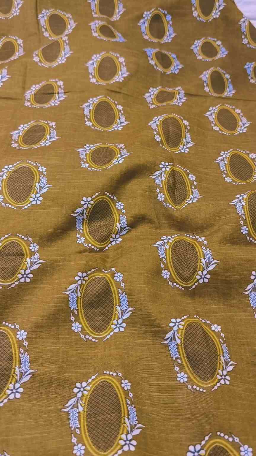 🥳 Sale Sale M-1487 Rs.1490 Imported Digital Dorria Soft Khadder Same print Shirt & Truzer 2pc