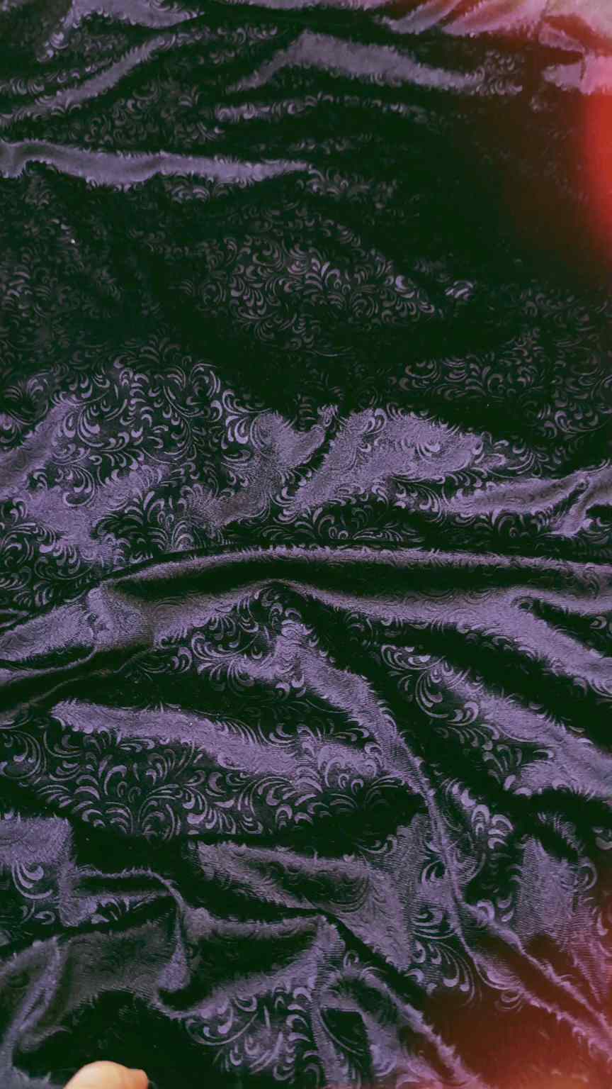 🥳 New Arrivals Sale M-1519  Rs.1490 Imported 3-D Korean Self Palachi Velvet Same print Shirt & Truzer 2pc