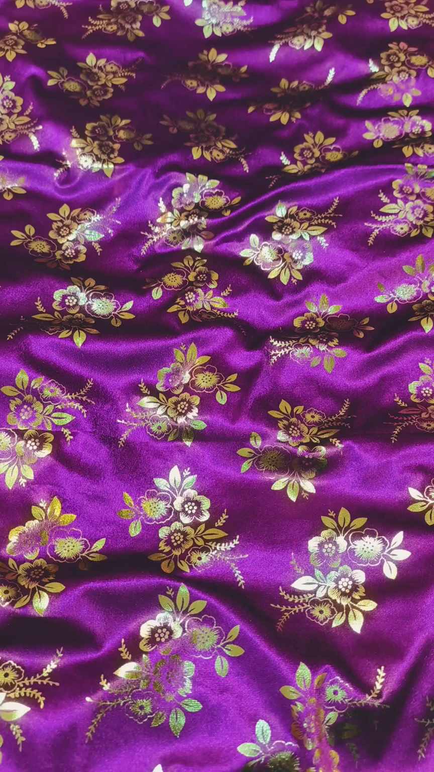 🥳New Arrivals M-571  Rs.1490 Imported Embossed Gold  Korean Shesha Velvet Same print Shirt & Truzer 2pc