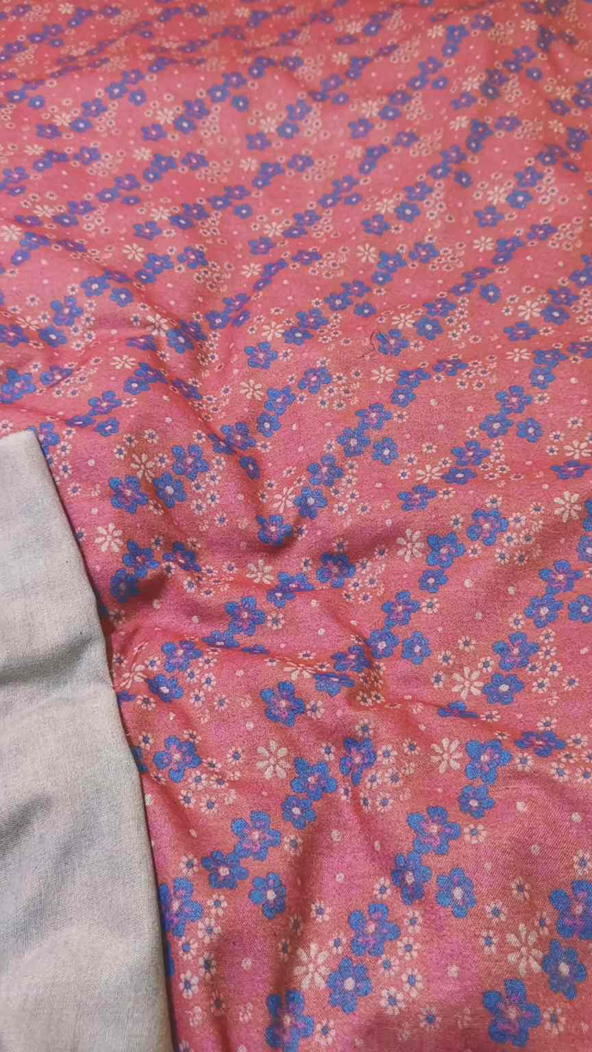 🥳 Sale Sale M-6389  Rs.1490 Imported Korean 😱(Camel Wool) Same print shirt & Truzer 2pc