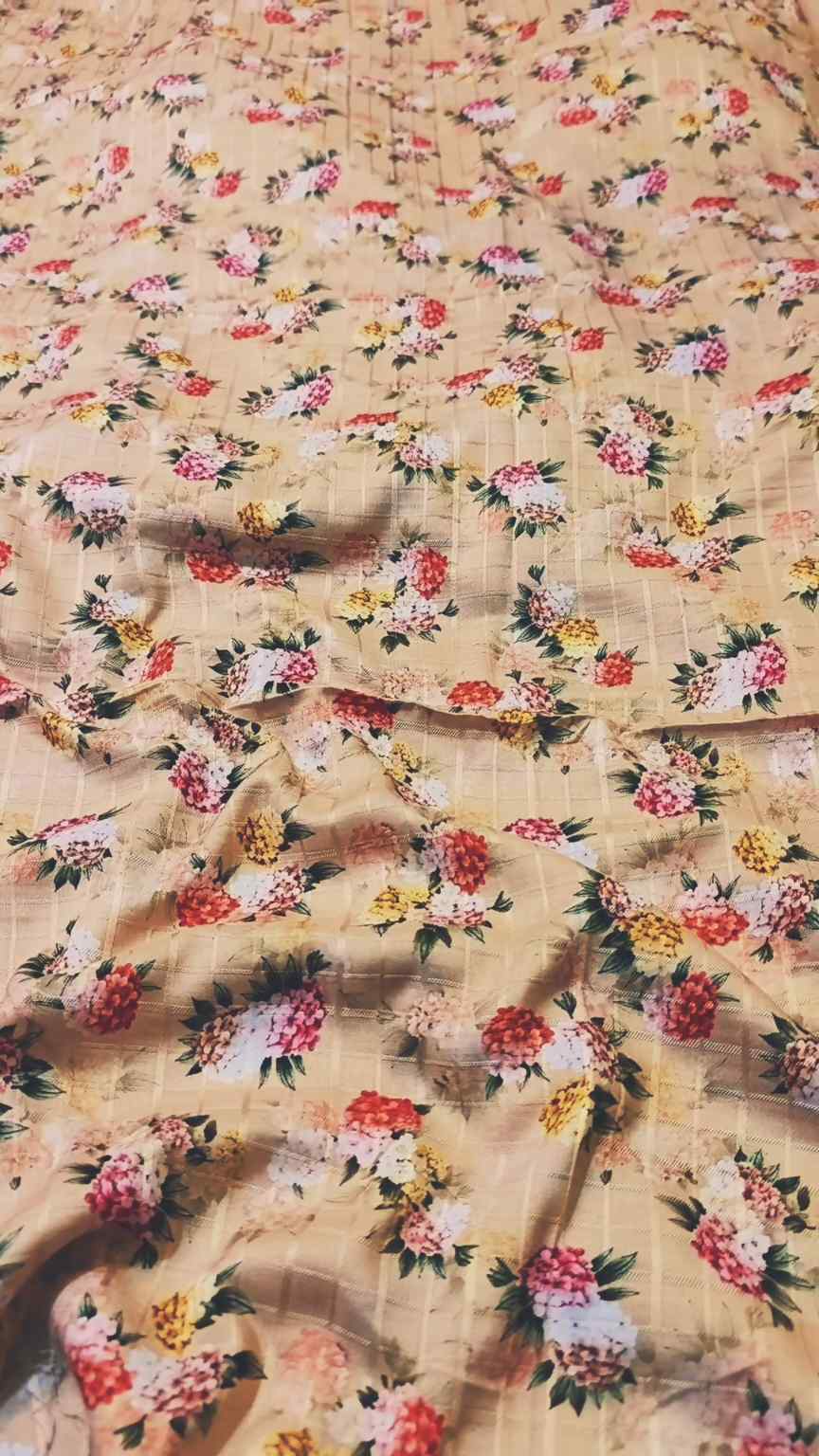 🥳 Sale Sale M-523  Rs.1850 Imported Most Luxurious (Jacquard Marina) Same print Shirt & Truzer 2pc