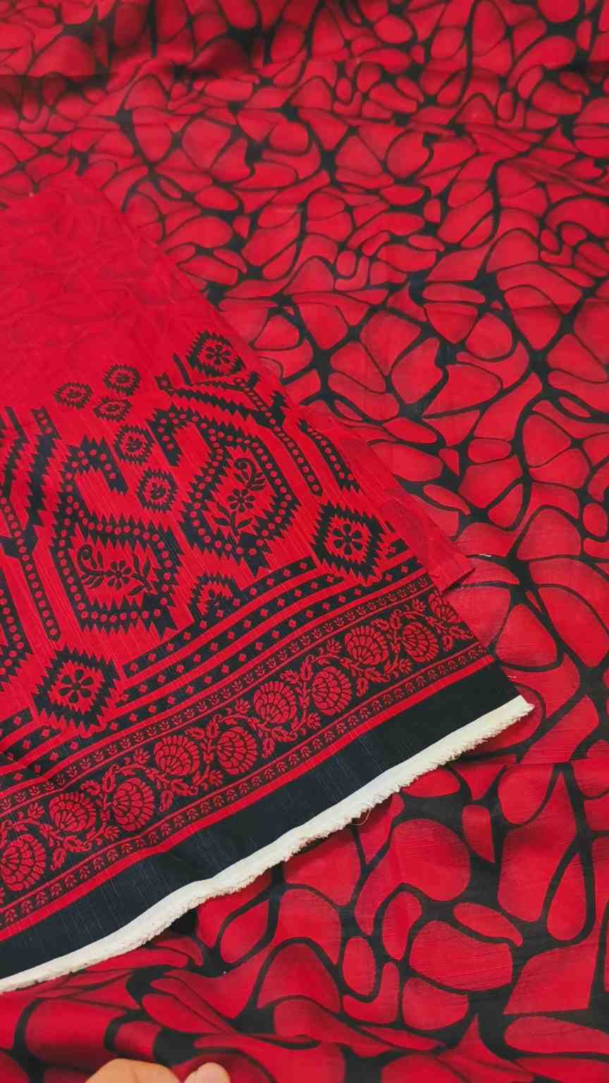 🥳 Sale Sale M-1458 Rs.1590 Imported Digital Dorria Soft Khadder Matching print Shirt & Truzer 2pc