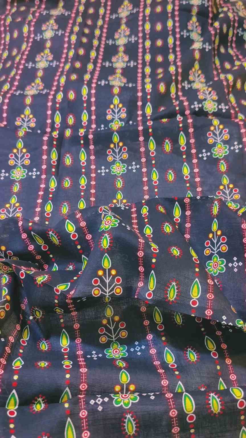🥳 Sale Sale M-535  Rs.1490 Imported Digital Dorria Soft Khadder Same print Shirt & Truzer 2pc