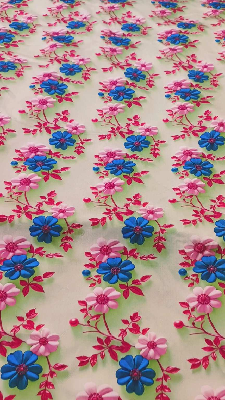 😱 New arrivals in Market M-5653  Imported Luxury 5-D Stone Lelin Same print Shirt & Truzer 2pc Most High demanding -