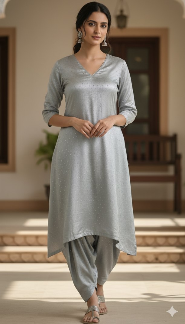 🥳 Sale Sale M-5696  Imported Digital Korean Velvet Same Print Shirt & Truzer 2pc