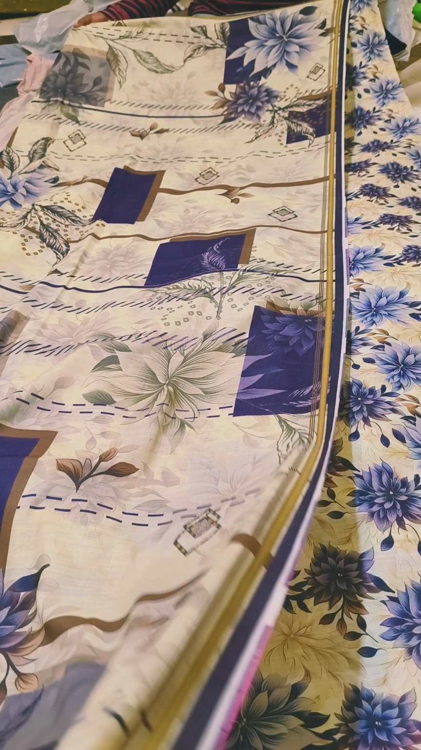 3pc 🥳😱 Sale Sale M-5781  Imported Digital Dorria Soft Khadder 3pc suit