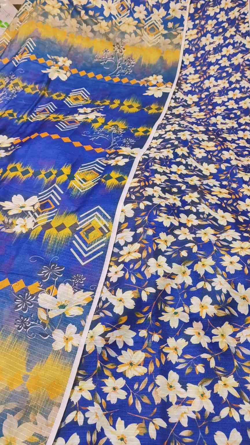 3pc 🥳😱 Sale Sale M-5835  Imported Digital (Bana Dorria) Soft Khadder 3pc suit