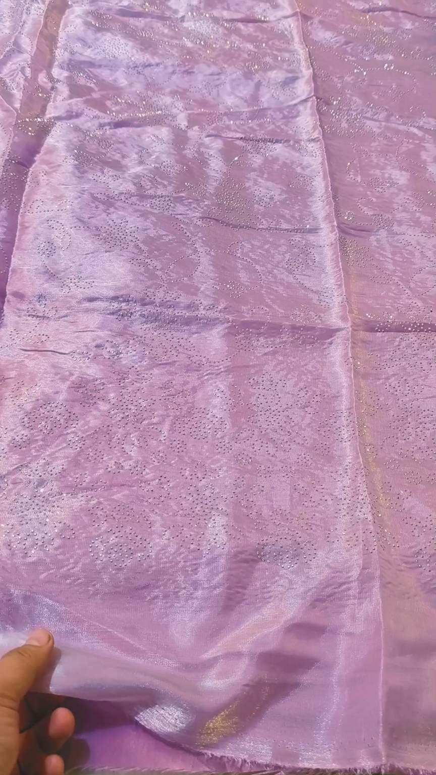 😱M-5892  Imported Fancy Nags Embroidery Shesha Silk Shirt & Kattan silk inner & Truzer