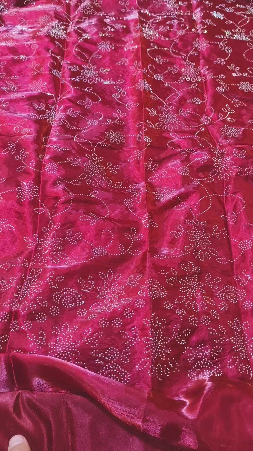 😱M-5886  Imported Fancy Nags Embroidery Shesha Silk Shirt & Kattan silk inner & Truzer