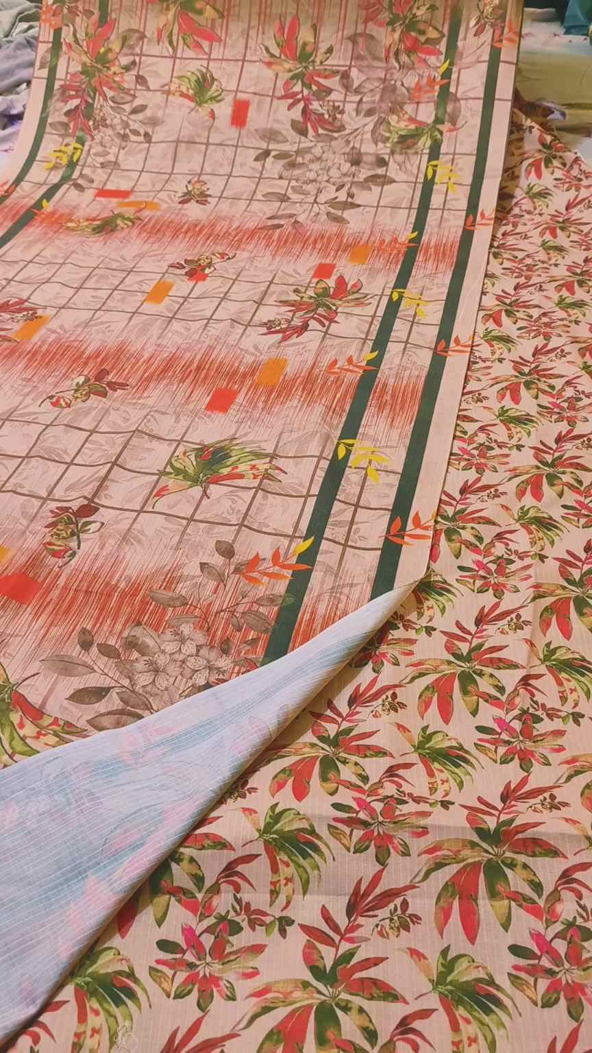 3pc 🥳😱 Sale Sale M-5955  Imported Digital Dorria Soft Khadder 3pc suit