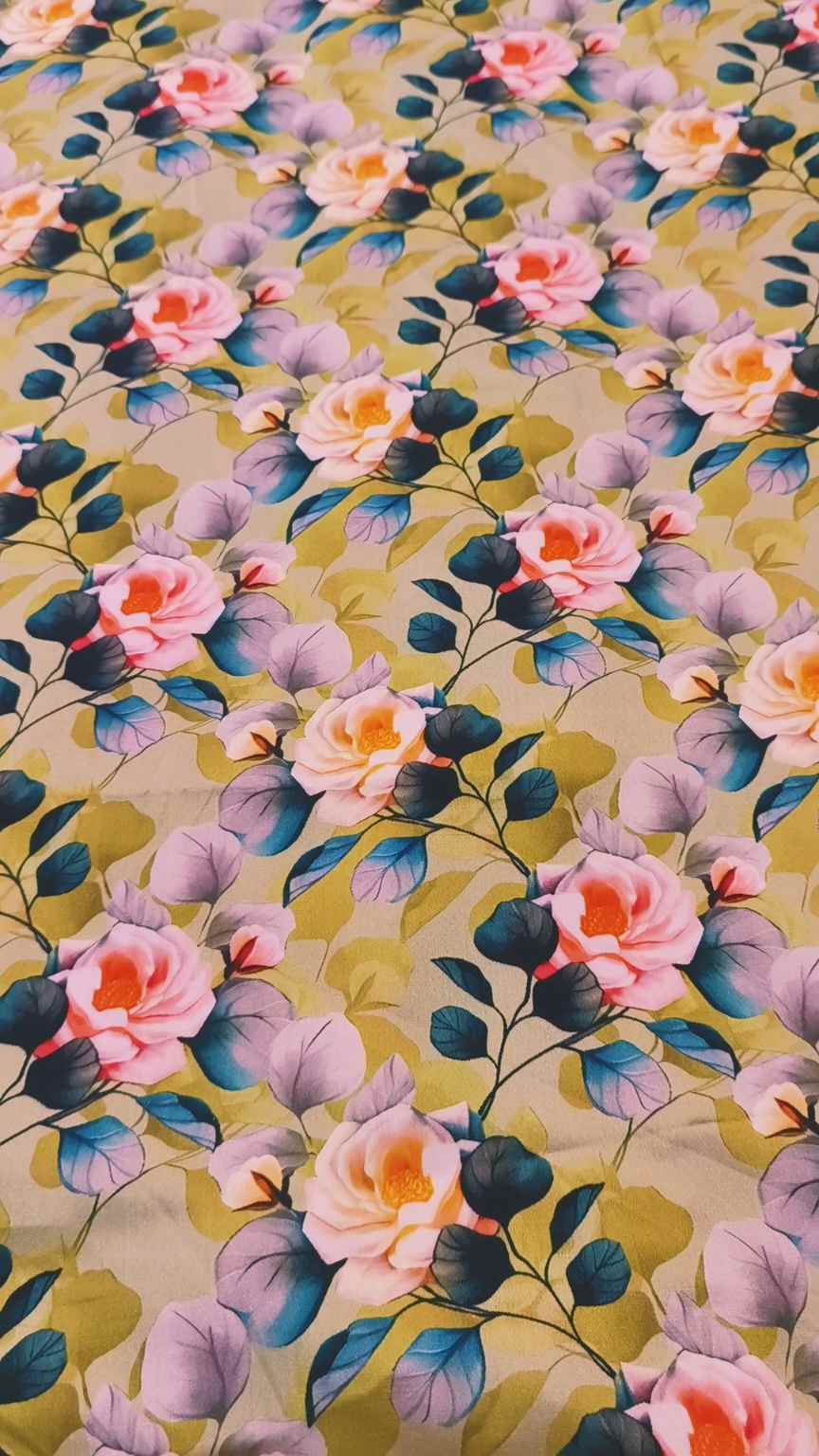 😱 New arrivals in Market M-5950   Imported Luxury 5-D Stone Lelin Same print Shirt & Truzer 2pc Most High demanding