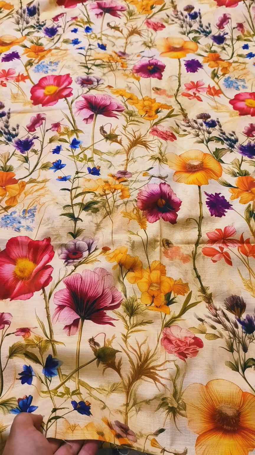 🥳 New Arrivals Sale Sale M-6045 Imported 3-D Soft (Dorria Khaddar) Same print Shirt & Truzer 2pc