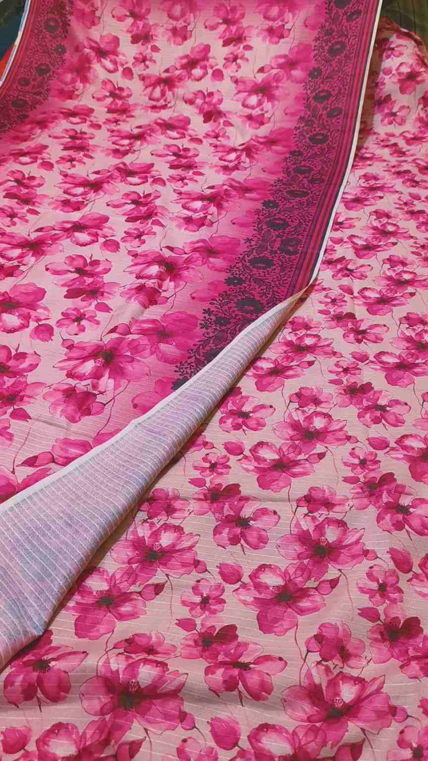 3pc 🥳😱 Sale Sale M-6177 Imported Digital (Bana Dorria) Soft Khadder 3pc suit