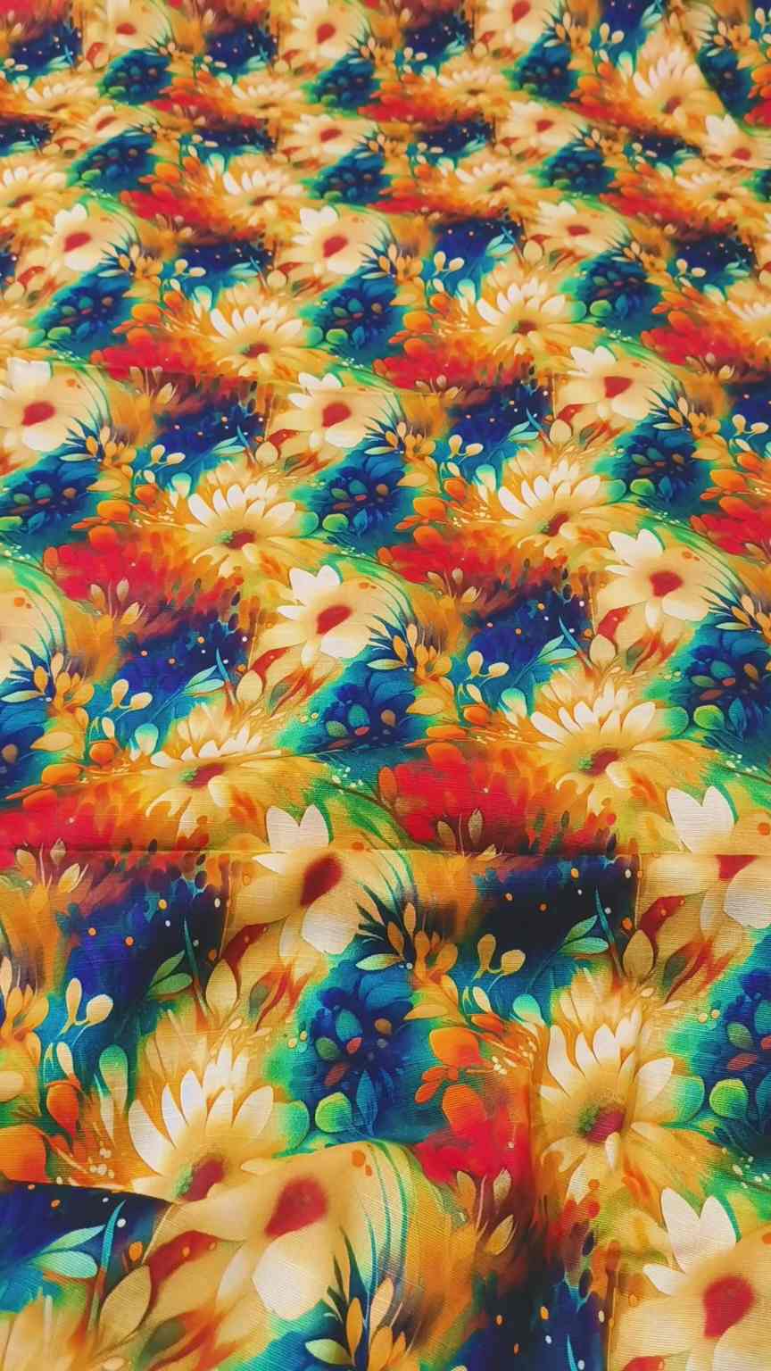 🥳 New Arrivals Sale Sale M-6225  Imported Digital (Dorria Soft Khaddar) Same print Shirt & Truzer 2pc