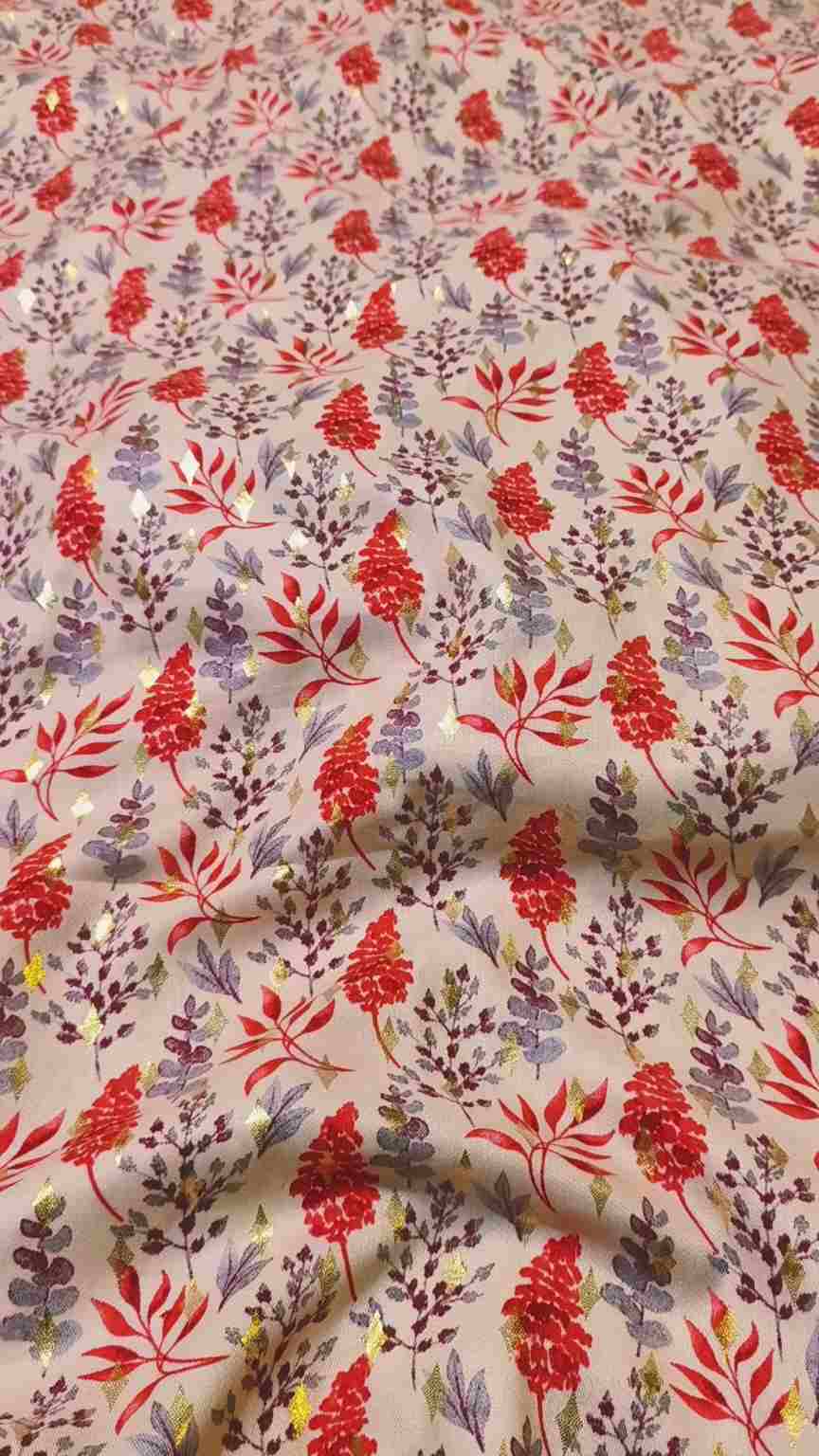 New Arrivals M-6287  Imported Korean Marina Zaree bunch Same print Shirt & Truzer 2pc