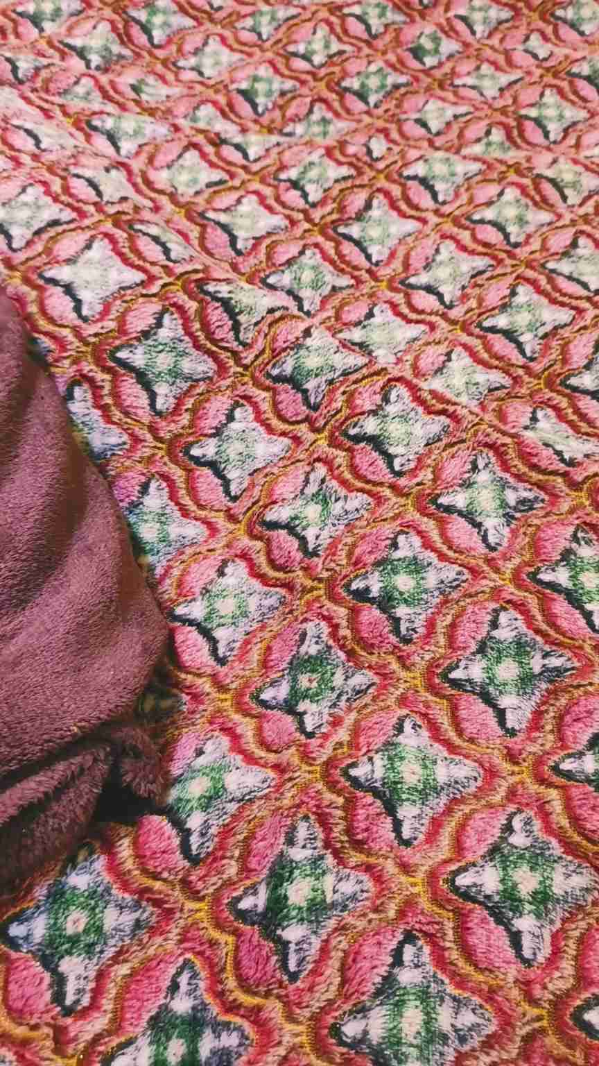 🥳 Sale Sale M-6273. Imported Korean fancy 3-D palachi velvet Furr   Shirt & Trouser 2pc