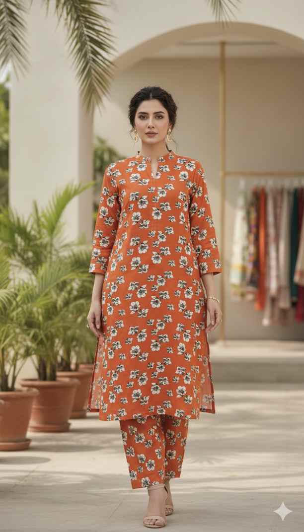 🥳 New Arrivals Sale Sale M-6237   Imported Digital (Dorria Soft Khaddar) Same print Shirt & Truzer 2pc