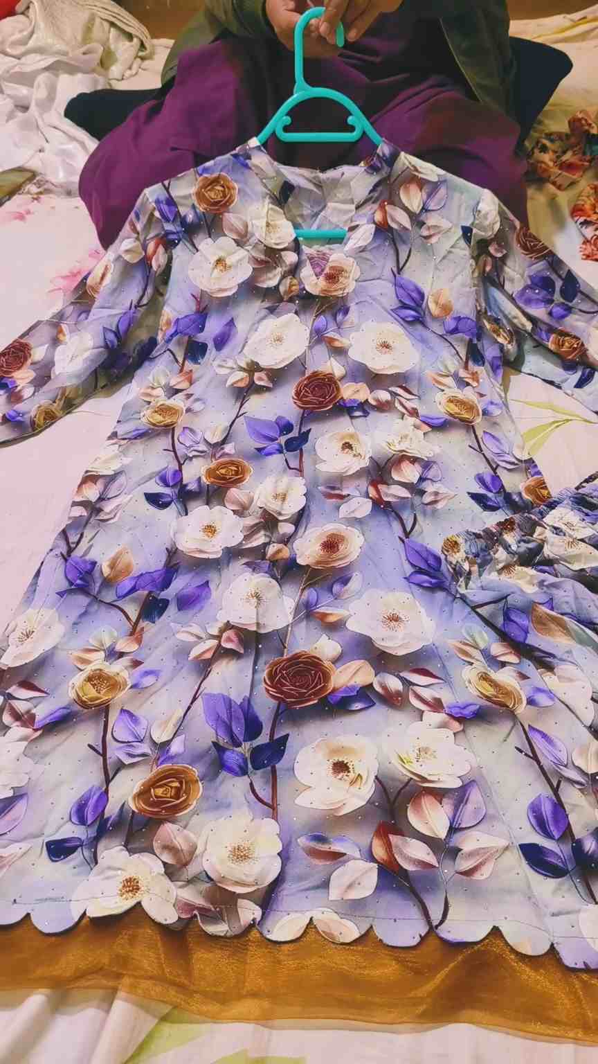 Stich Suit M-6340 (Medium size) (18 Chest & 35 Length) Imported 5-D Stone Lelin Stitch Shirt & Truzer 2pc