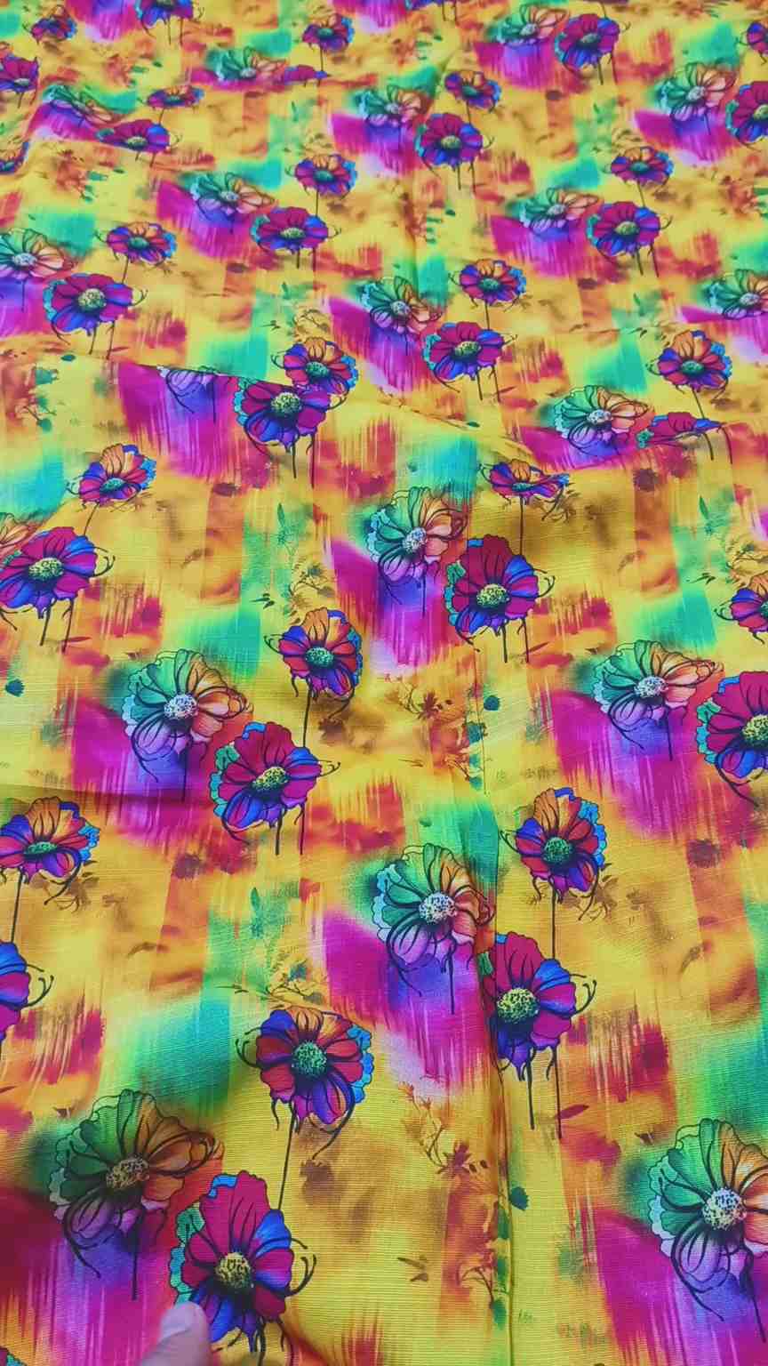 🥳 Lot Marr Sale Sale M-6349  Imported Digital (Dorria Soft Khaddar) Same print Shirt & Truzer 2pc -