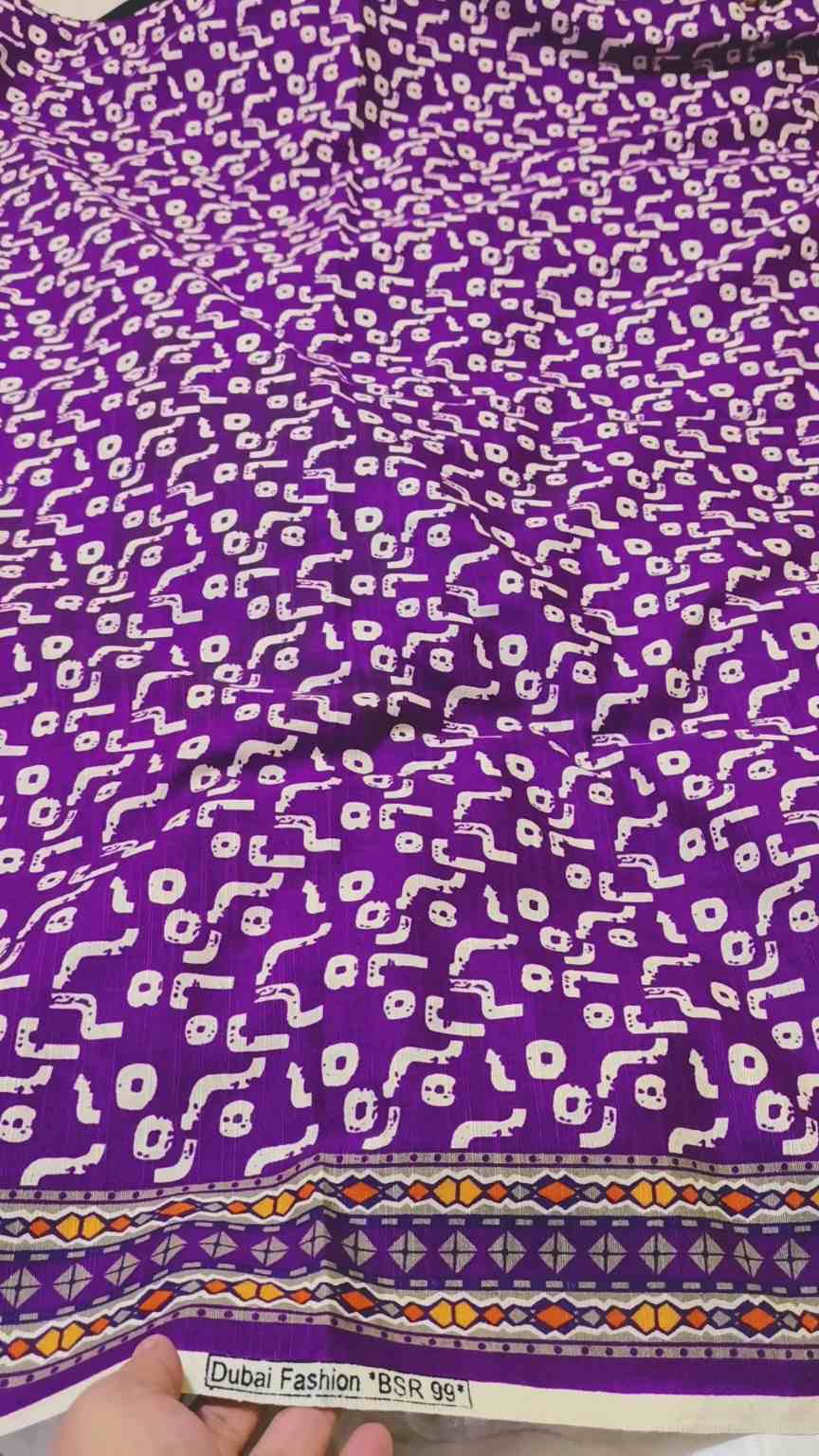 🥳 Lot Marr Sale Sale M-6343  Imported Digital (Dorria Soft Khaddar) Same print Shirt & Truzer 2pc -